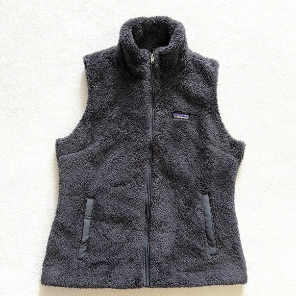 Patagonia Jackets & Blazers - Patagonia Women SMDB Smolder Blue Los Gatos Fleece Full Zip Sleeveless Vest L